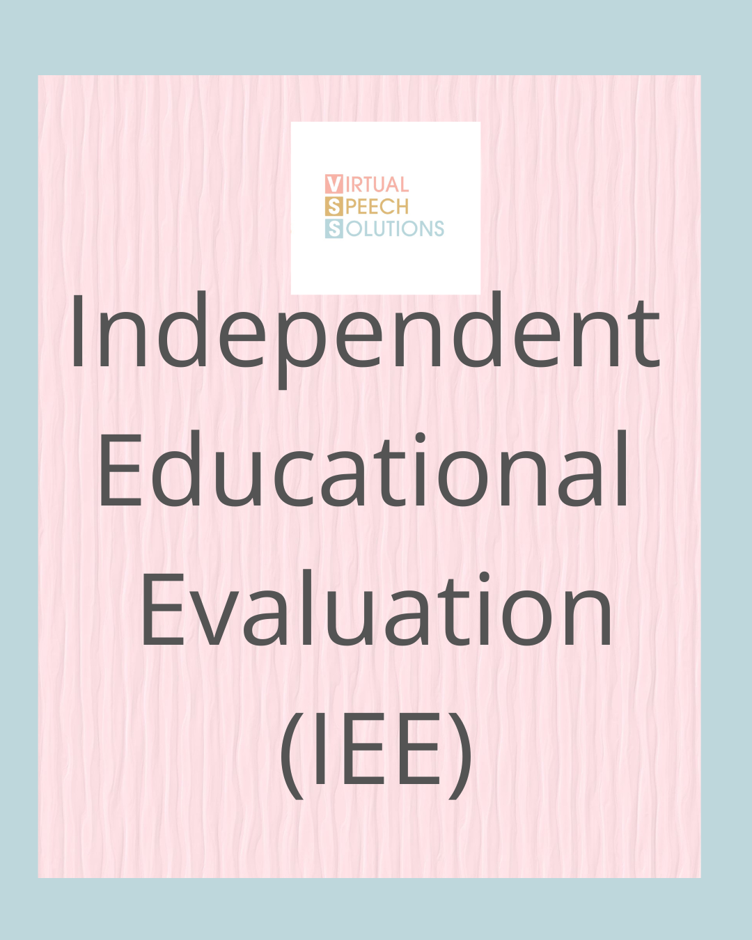 Independent Educational Evaluation (IEE)